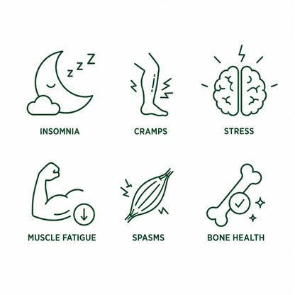 COMPLEX MAGNESIUM — El Magnesio Multi-Tipo para Dormir Profundo, Reducir el Estrés y Relajar tus Músculos