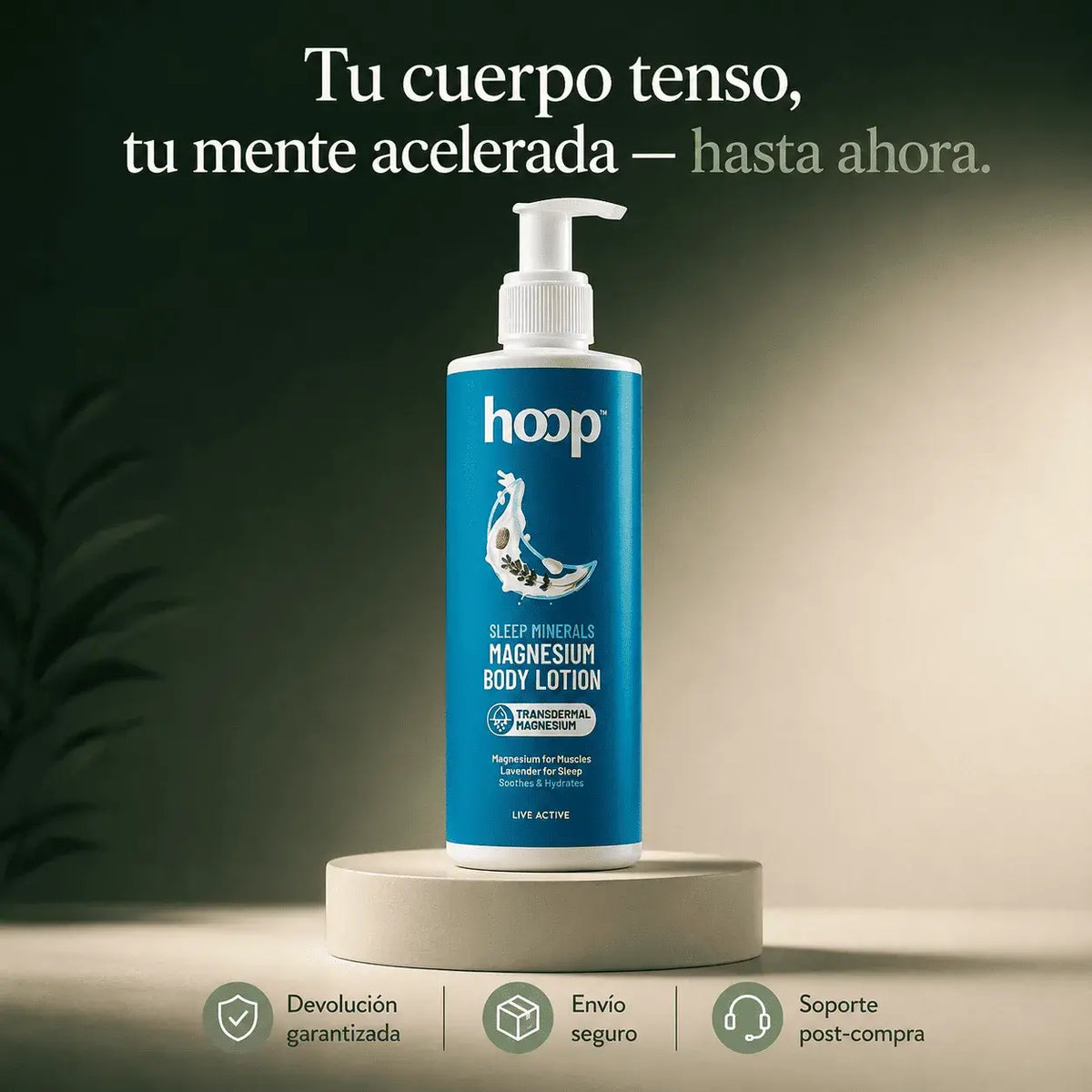 MAGNESIUM SLEEP LOTION — La Loción que Relaja tus Músculos Tensos y Apaga tu Mente Acelerada para que Por Fin Duermas Profundo