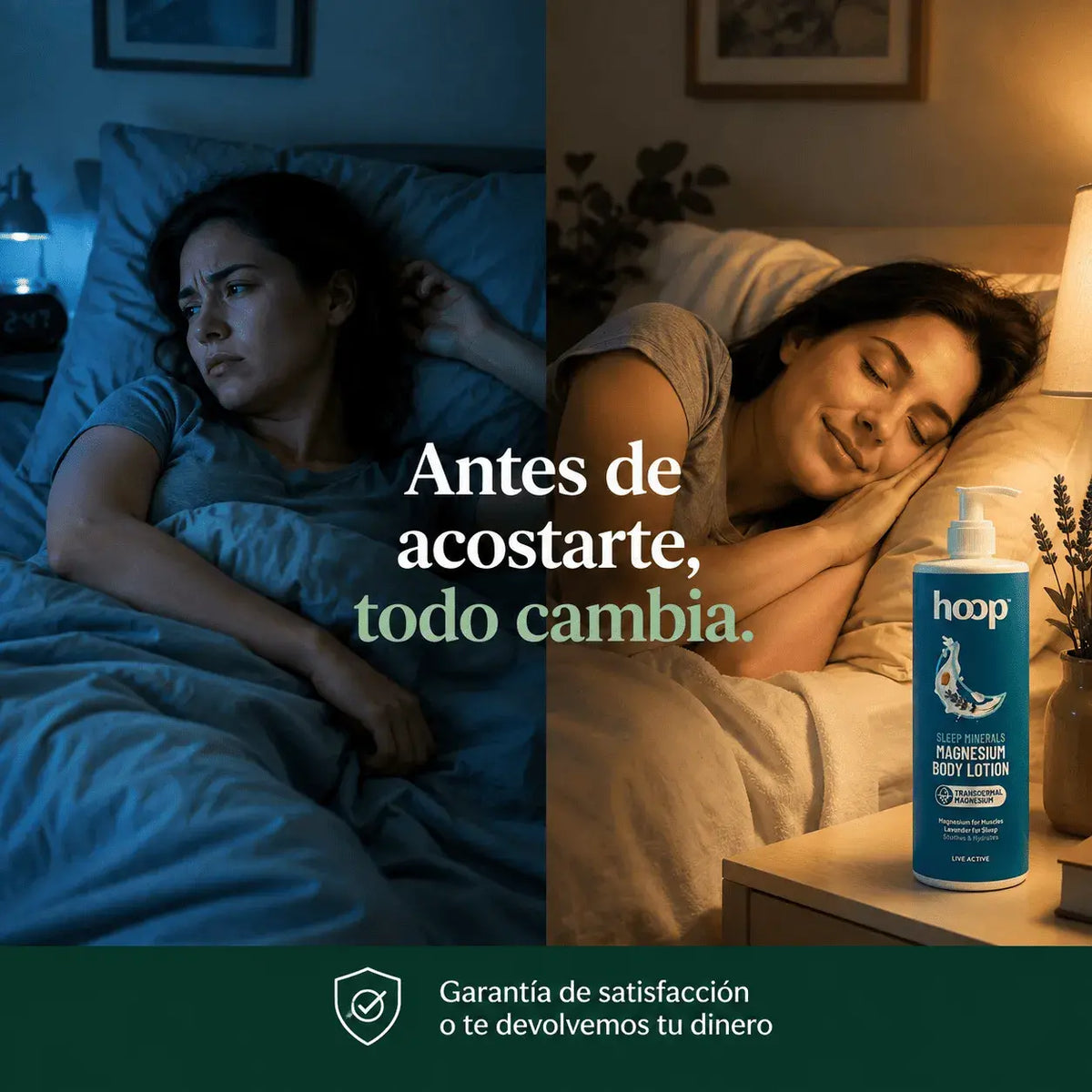 MAGNESIUM SLEEP LOTION — La Loción que Relaja tus Músculos Tensos y Apaga tu Mente Acelerada para que Por Fin Duermas Profundo